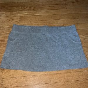 Womens gray sweater skirt